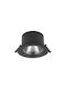 Nowodvorski Recessed Spot with Integrated LED and Warm White Light Black 1pcs