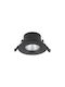 Nowodvorski Χωνευτό Σποτ με Ενσωματωμένο LED και Θερμό Λευκό Φως Μαύρο 1τμχ