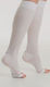 Dukamed Socks Calf High with Silicone & Open Toes 18-24 mmHg White
