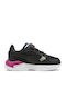 X-RAY SPEED LITE Kids Sneakers with Scratch Black