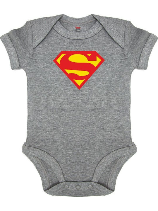 Koupakoupa Superman Short-Sleeved Grey Melange