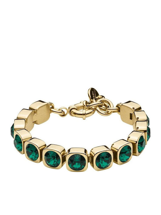 Dyrberg/Kern Women's Gold Plated Steel Bracelet 17cm