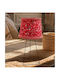 Oxygen Little Table Lamp for Socket E27 with Red Shade and Base