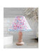 Oxygen Shells Table Lamp for E27 Socket with Pink Shade and Base