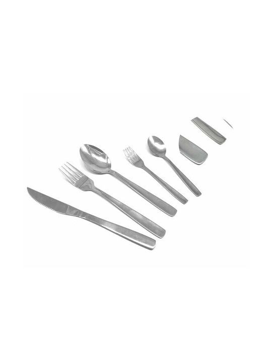 Homestyle Kastos Set of Dinner Spoons Stainless Steel Silver 19.4cm 12 Pieces