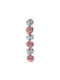Hanging Bell Ornament Metallic White Set 24pcs
