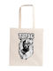 TKT Cotton Shopping Bag in Beige color