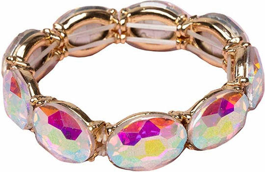 91806 Great Pretenders Armband Boutique Chic Gold Irisierende Edelsteine