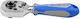 King Tony 1/4" Ratchet Bit Holder 72-toes 108mm Chrome Rubberized Tail