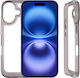 Idol 1991 Задна корица Силикон / Метал Прозрачен (iPhone 16 Plus)