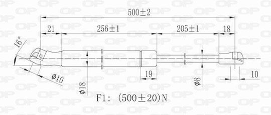 Open Parts Set Shock Absorbers for Volkswagen Golf / Bora / Passat
