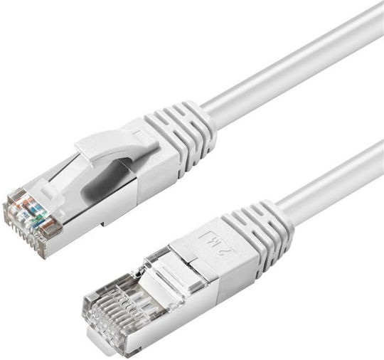 Microconnect S/FTP Cat6 25m White LSZH PIMF Pairs in Metal Foil 4x2xAWG 28 Copper