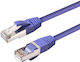 Microconnect S Ftp Cat6 15m Purple Lszh Pimf Pairs In Metal Foil 4x2xawg 28 Cu