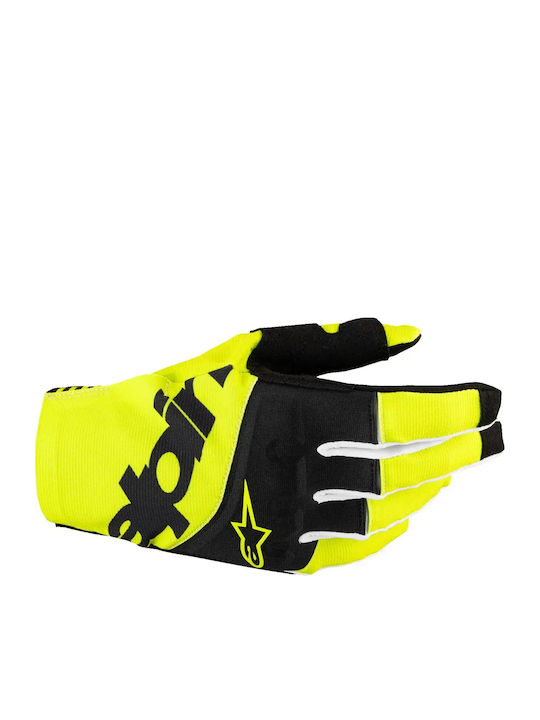 Techstar De vară Bărbătești Mănuși de motocross Negru/galben
