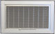 Kapnotechniki Rectangular Fireplace Air Shutter Gray 20x