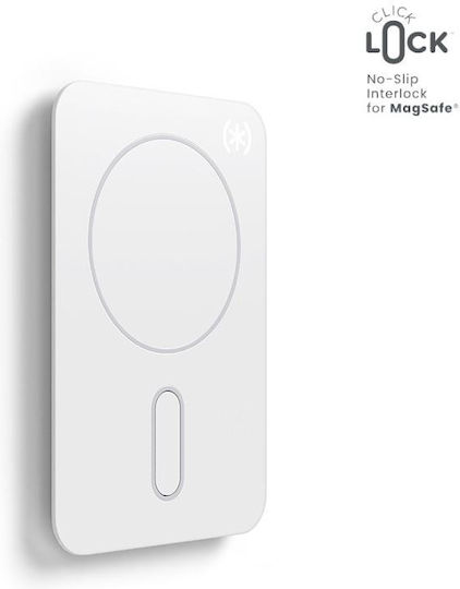 Suport magnetic Speck Everywhere Mount + Clicklock Magsafe Alb