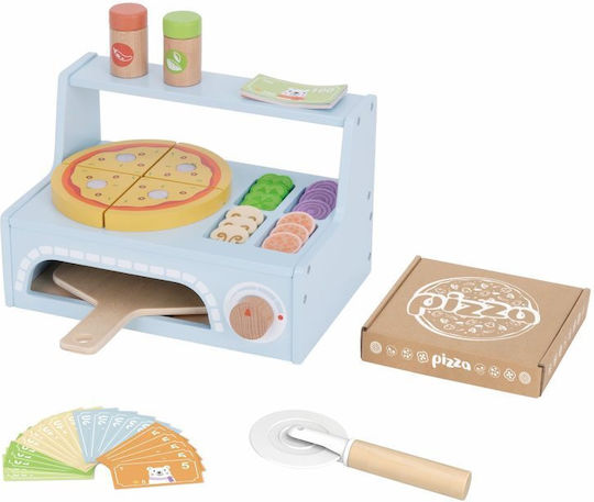 Tooky Toys Pizza Oven made of Wood for 3+ years Years
