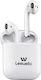 Leewello WP421 In-ear Bluetooth Handsfree Căști cu Carcasă de Încărcare Alb