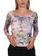 Women's Blouse Off-Shoulder Pink