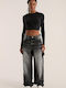 Damenjeans in Entspannter Passform Black