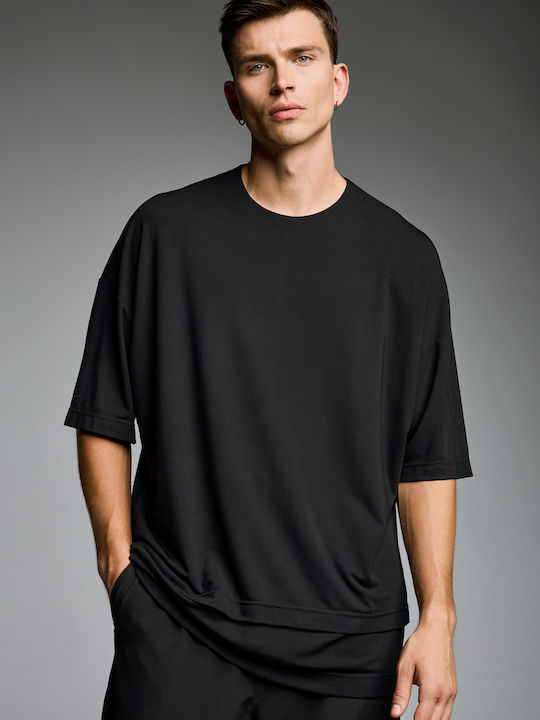 T-shirt Μαύρο
