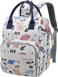 Queen Mother Τσάντα-Αλλαξιέρα Πλάτης Wild Sea Beauty Aerbear Baby Γαλάζια 42x32x18εκ. Queen Mother Τσάντα-Αλλαξιέρα Πλάτης Wild Sea Beauty Aerbear Baby Γαλάζια 42x32x18εκ.