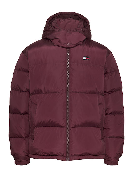 Tommy Hilfiger Μπουφάν Puffer Μπορντό