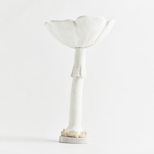 Eurolamp Weißer Pilz Weißer Stamm 25x25x42cm
