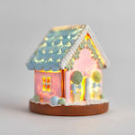 Blue Gingerbread House 12.5cm