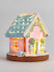 Blue Gingerbread House 12.5cm