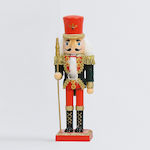 Plastic Nutcracker Red Green 25.5cm