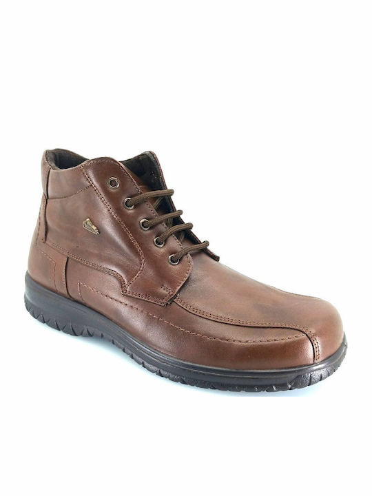 Leather Brown Men's Boots