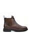 Leather Brown Chelsea Boots