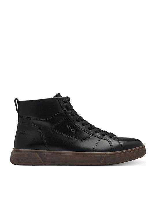 Leather Black Men's Boots Anatomical