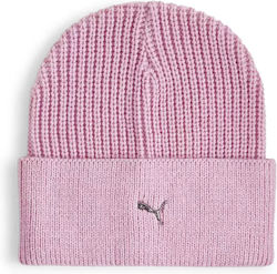 PUMA Beanie Beanie Knitted in Pink color