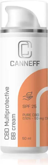 Crema de Fata Hidratare Toate Tipurile Canneff Balance Cbd BB Cream Nuanță 50