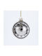 Hängendes Kugel Ornament Ornament Glas Ecru 10cm Set 4Stück