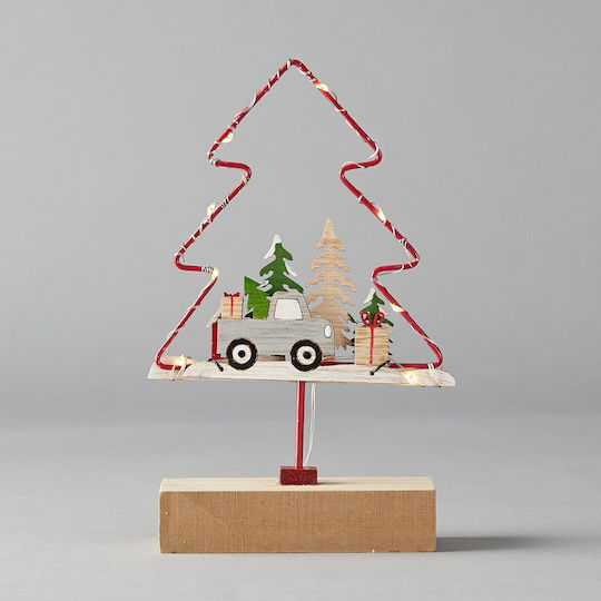 Christmas Decorative Illuminated Metal Tree 19cm IP20 Battery