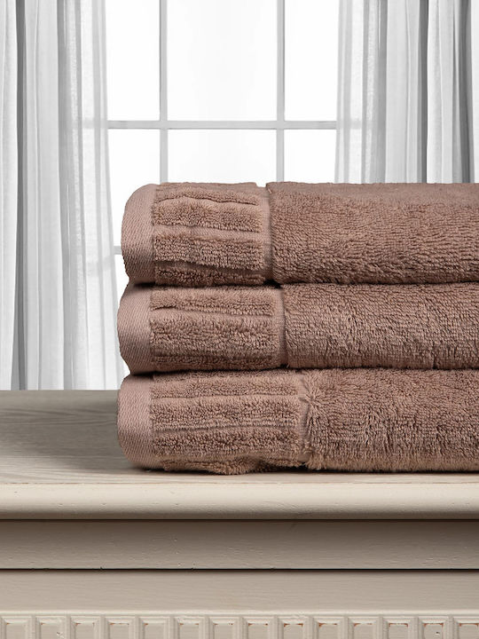 Silk Fashion Melodia 40x60cm Light Brown Bath T...