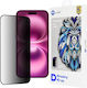 Lito D+ Pro Privacy Screen Protector Μαύρο (iPhone 16 Plus)