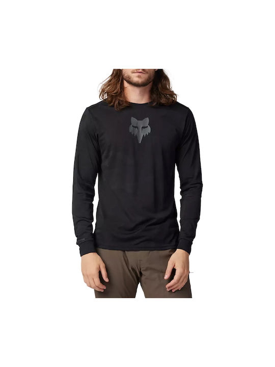 Fox Ranger Long Sleeves Cycling Jersey Black