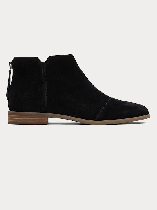 Toms Suede Women's Ankle Boots Black