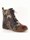 Stiefeletten Damen Braun