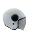 Faseed 611 White Motorcycle Helmet Jet ECE 22.06
