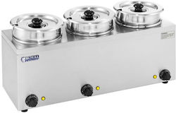 Încălzitor electric pentru supă 450w 230v 3 x 3.8l Încălzitor electric pentru supă 450w 230v 3 x 3.8l