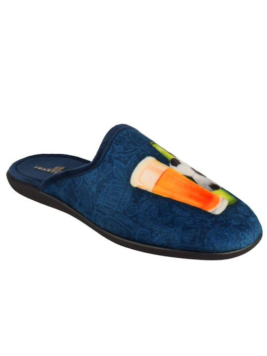 Yfantidis Men's Slipper Blue