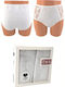 Βαμβακερά Talie înaltă Femei Boxer 2Pack cu Dantelă White