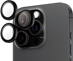 PanzerGlass Hoops Протектор за камера Закалено стъкло Черен за iPhone 16 Pro, iPhone 16 Pro Max
