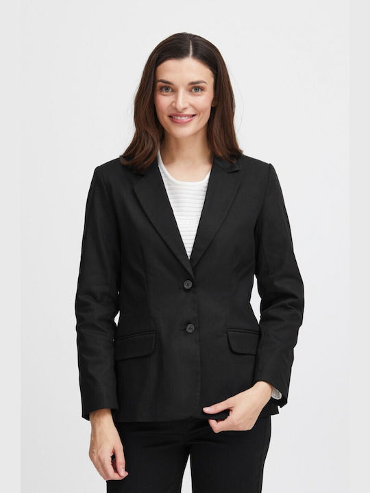 Fransa Blazer pentru femei Sacou Black