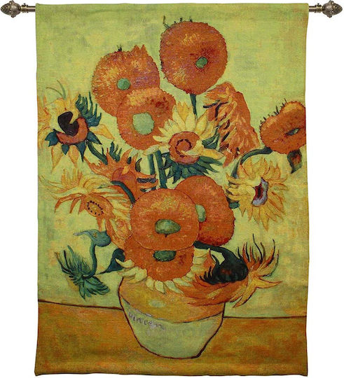 Signare Tapestry Wall Hanging 98x138cm – Van Gogh Sunflower